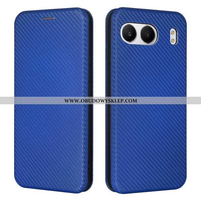 Flip Kotelot Oneplus Nord 4 Włókno Węglowe