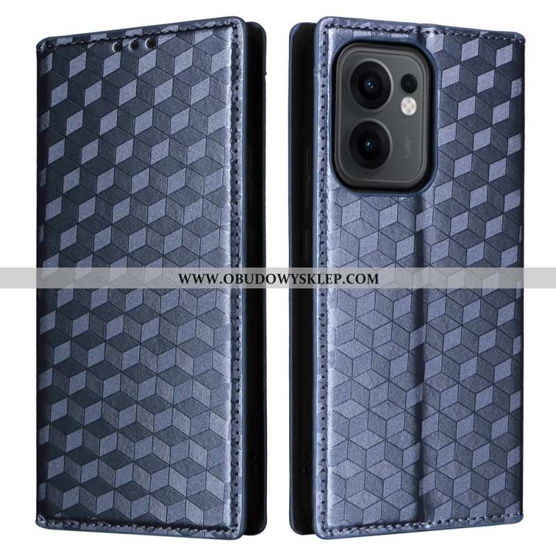 Flip Kotelot Oppo Reno 13f 4g / 5g / 13 Fs 5g Etui Na Telefon Diamenty 3d