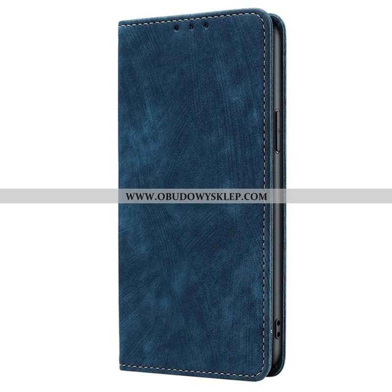 Flip Kotelot Vivo V50 5g Efekt Zamszu W Stylu Vintage