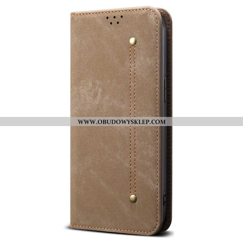 Flip Kotelot Vivo X200 Fe Tkanina Dżinsowa