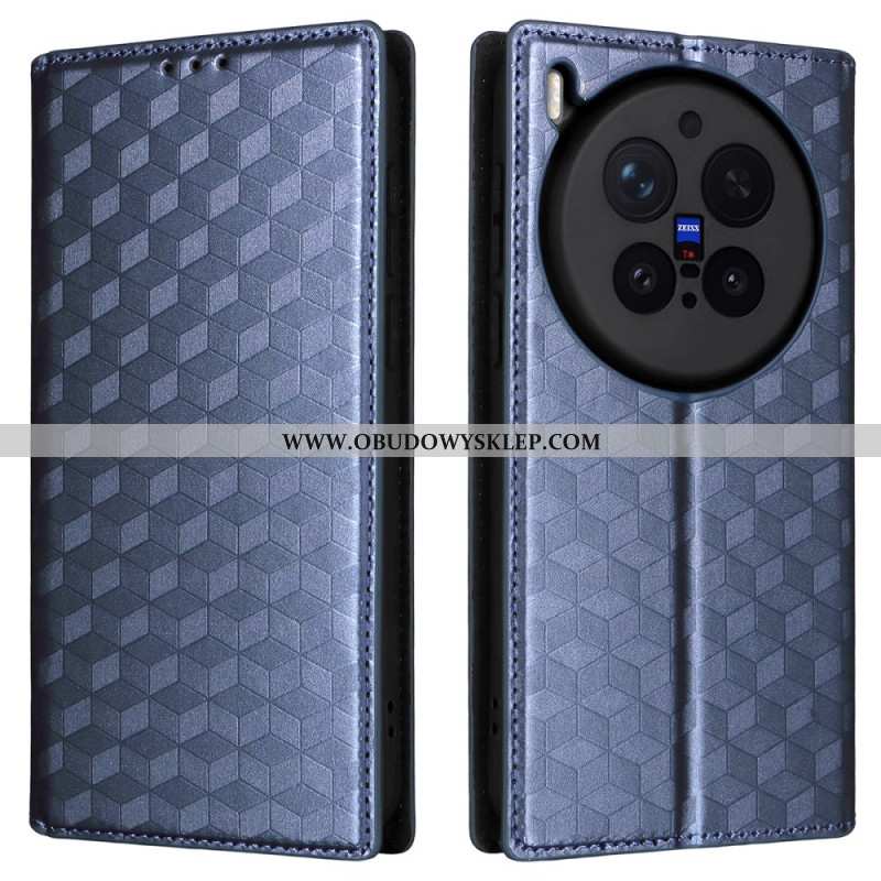 Flip Kotelot Vivo X300 Pro Etui Na Telefon Wzór Diamentowy