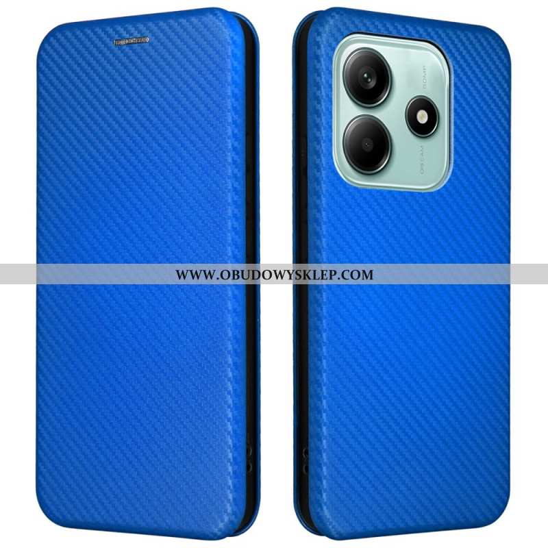 Flip Kotelot Xiaomi Redmi Note 14 5g Etui Na Telefon Włókno Węglowe