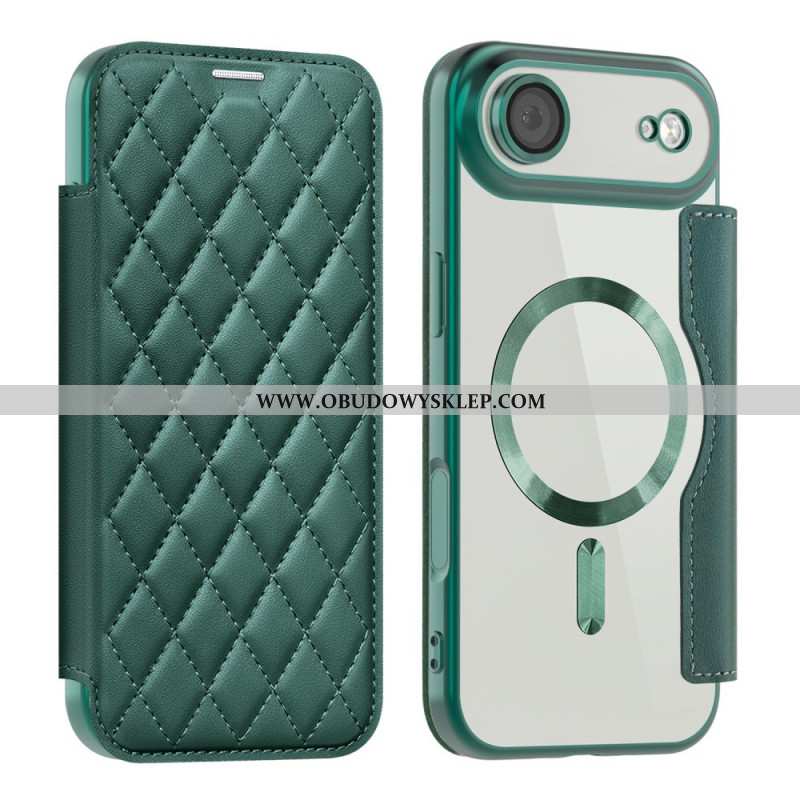 Flip Kotelot iPhone Air Etui Na Telefon Magsafe Kompatybilny Z Pikowaniem