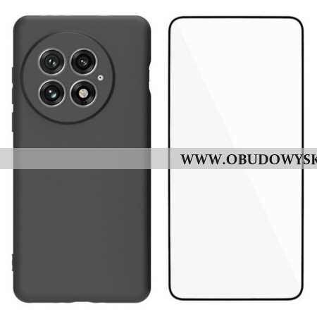 Futerały Oneplus 13 Etui Na Telefon Matowe Silikonowe Szkło Hartowane 2 W 1