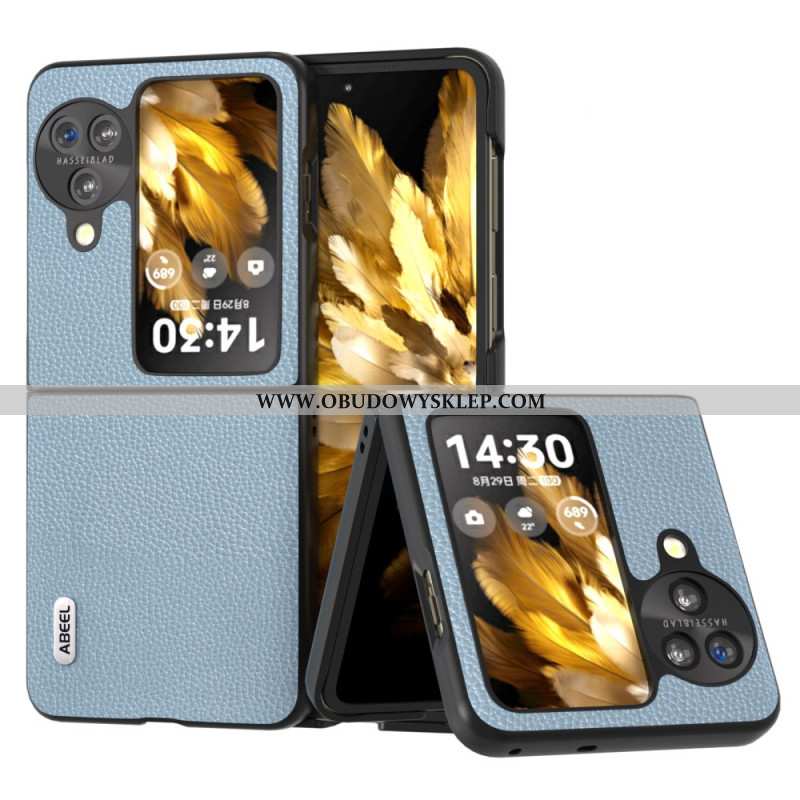 Futerały Oppo Find N3 Flip Etui Na Telefon Liczi Ze Sztucznej Skóry Abeel