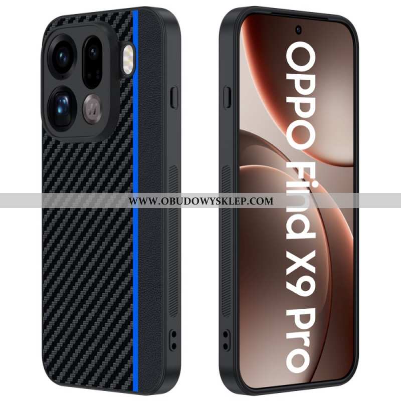 Futerały Oppo Find X9 Pro 5g Etui Na Telefon Sztywne Z Teksturą Włókna Węglowego