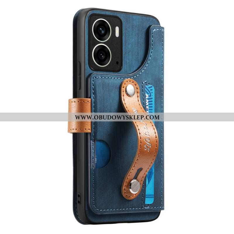 Futerały Realme 14 5g Etui Na Telefon Retro Z Paskiem I Podstawką