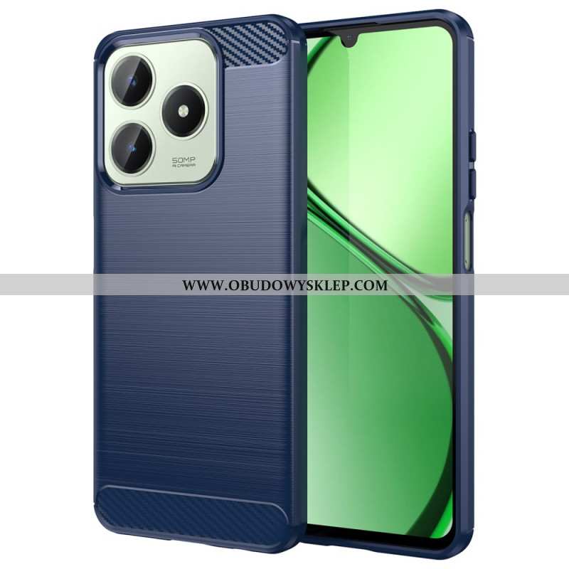 Futerały Realme Note 60x Etui Na Telefon Szczotkowane Włókno Węglowe