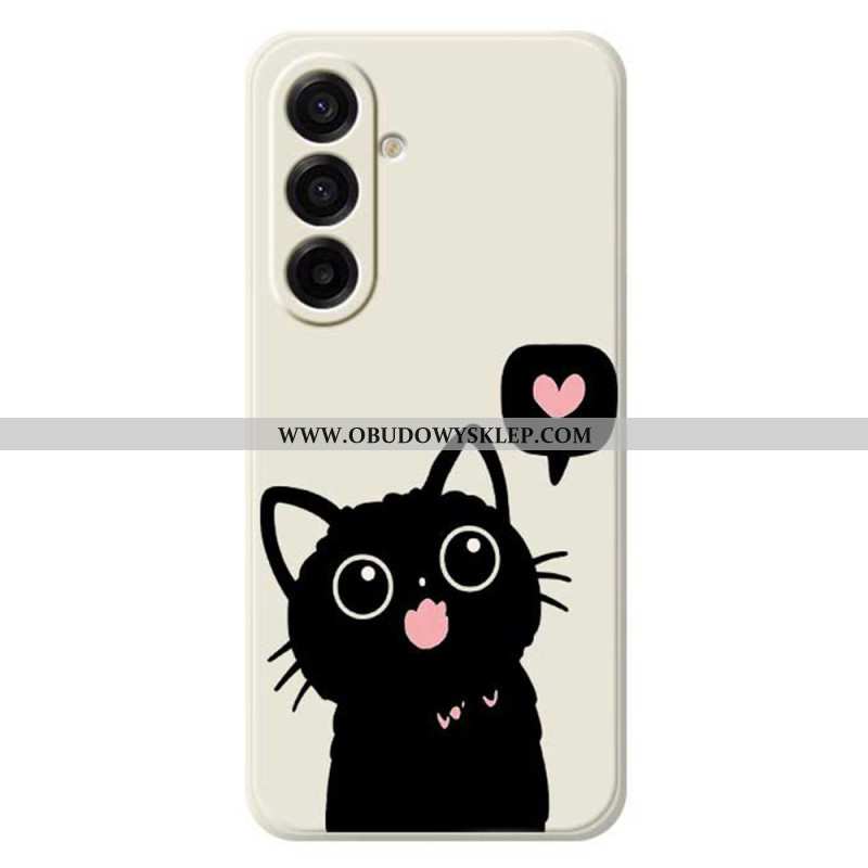 Futerały Samsung Galaxy A17 4g / 5g Etui Na Telefon CZarny Kot