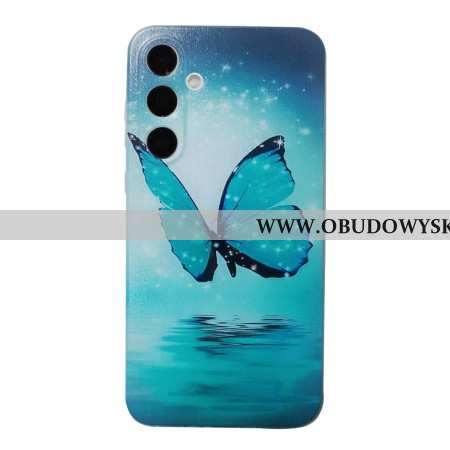Futerały Samsung Galaxy A17 4g / 5g Etui Na Telefon Niebieski Motyl