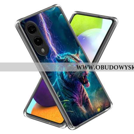 Futerały Samsung Galaxy S25 5g Edge Etui Na Telefon Błyskawica Tygrys