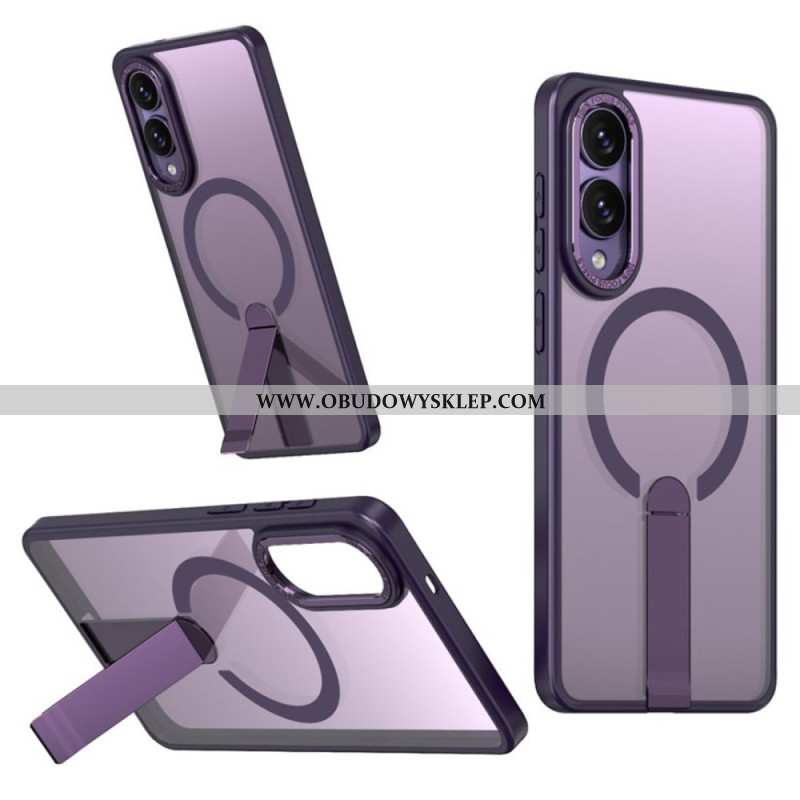 Futerały Samsung Galaxy S25 5g Edge Etui Na Telefon Kompatybilny Z Magsafe Ze Zintegrowaną Podstawką