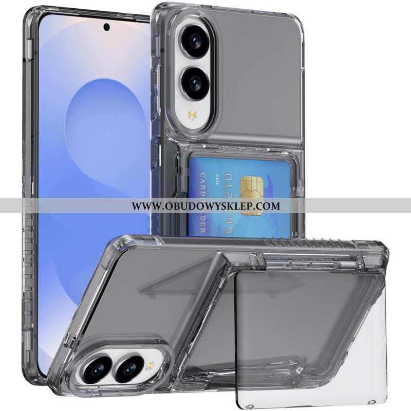 Futerały Samsung Galaxy S25 5g Edge Etui Na Telefon Przezroczysta I Z Uchwytem Na Karty