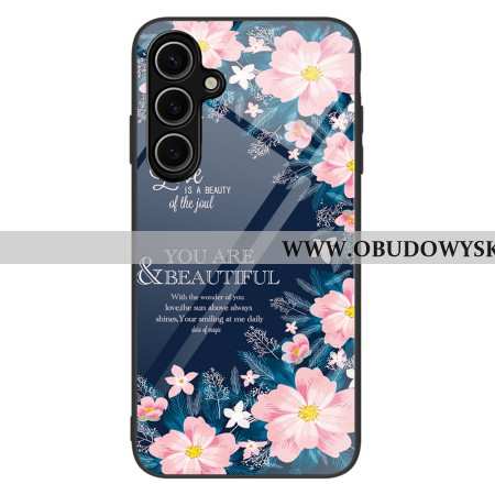 Futerały Samsung Galaxy S25 5g Etui Na Telefon Różowe Kwiaty Szkło Hartowane