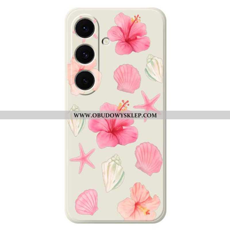 Futerały Samsung Galaxy S25 Fe Etui Na Telefon Silikon Kwiat I Muszla