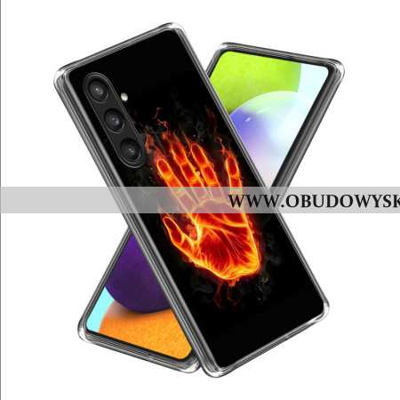 Futerały Samsung Galaxy S25 Plus 5g Etui Na Telefon Płonąca Dłoń