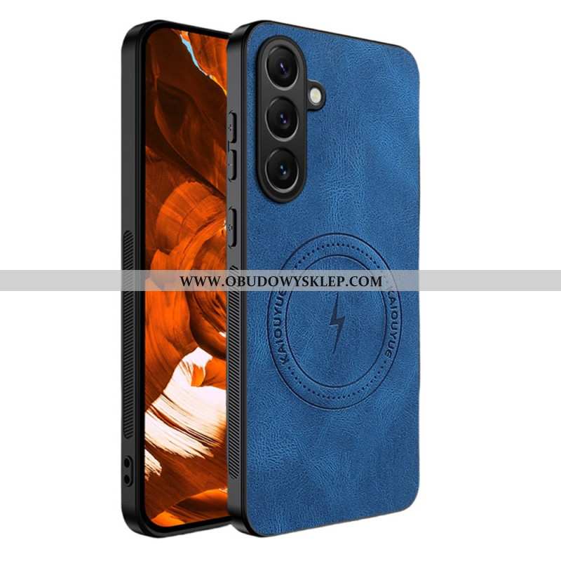 Futerały Samsung Galaxy S26 Etui Na Telefon Magnetyczny Z Efektem Skóry