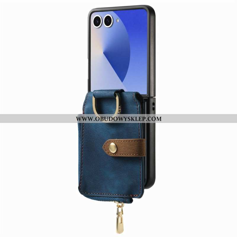 Futerały Samsung Galaxy Z Flip 7 Etui Na Telefon Kieszeń Na Zamek I Etui Na Karty