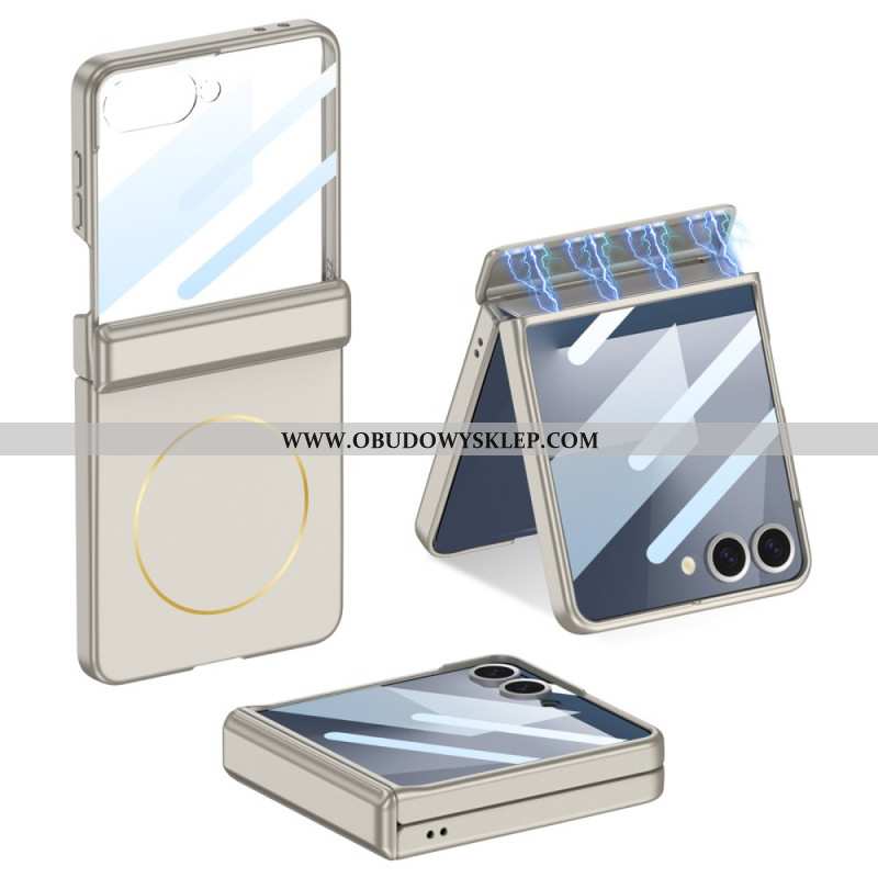 Futerały Samsung Galaxy Z Flip 7 Etui Na Telefon Z Magnetycznym Mocowaniem Osłoną Zawiasu I Branding