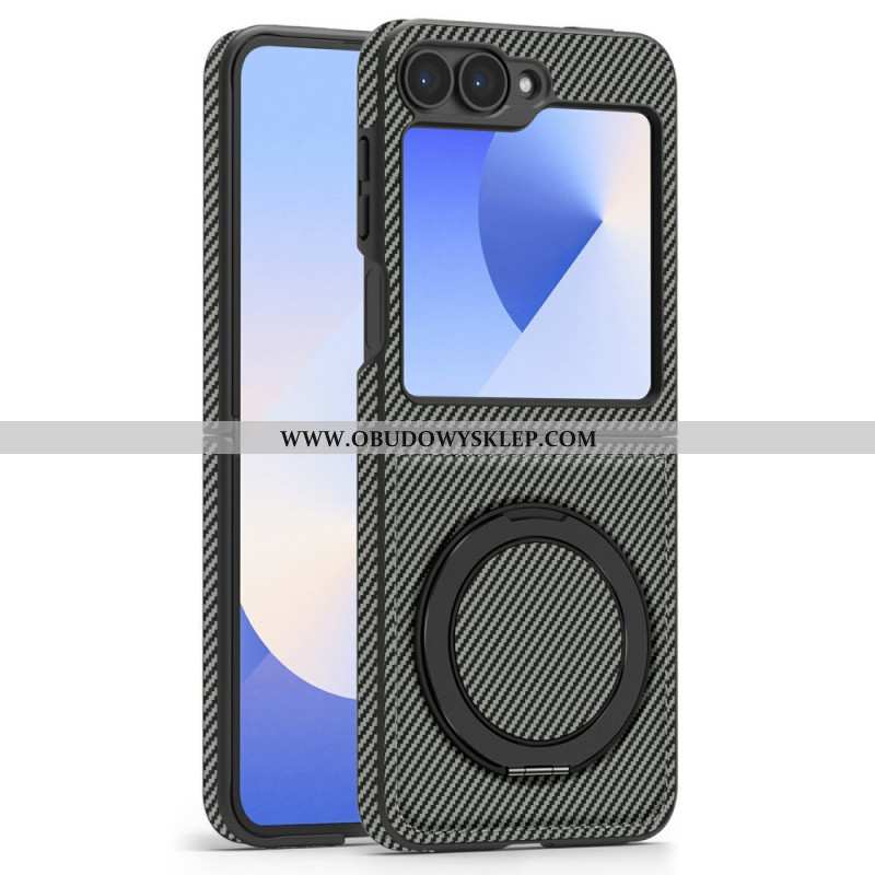 Futerały Samsung Galaxy Z Flip 7 Fe Etui Na Telefon Magnetyczna Z Włókna Węglowego I Podstawką