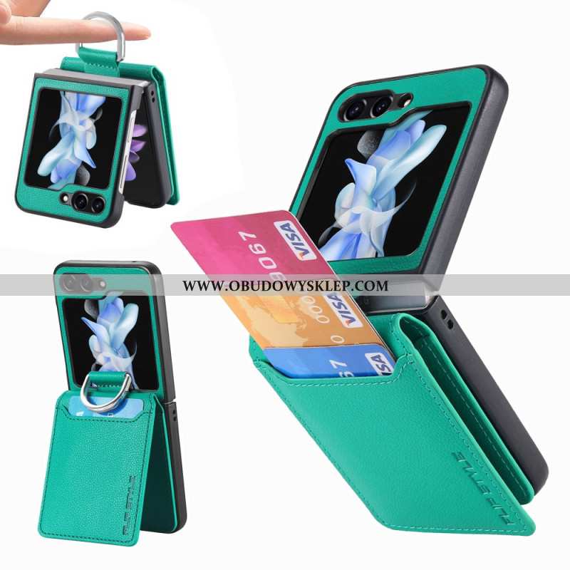 Futerały Samsung Galaxy Z Flip 7 Fe Etui Na Telefon Stojak Na Karty I Pierścień