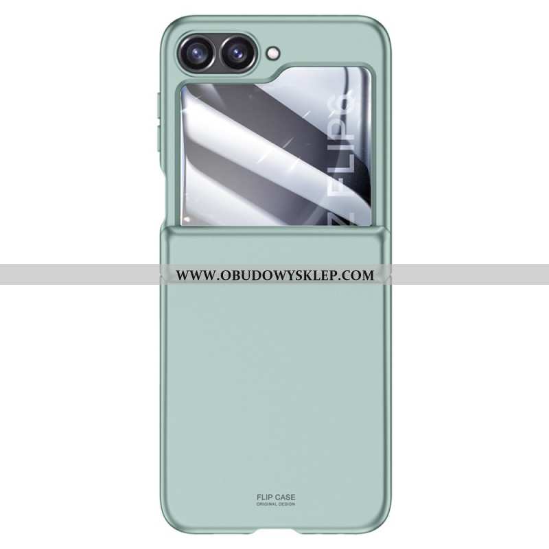 Futerały Samsung Galaxy Z Flip 7 Fe Etui Na Telefon Szkło Hartowane Do Tylnej CZęści Zawiasu I Folia