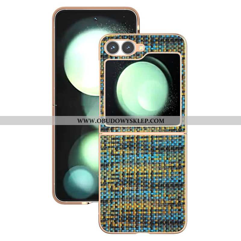 Futerały Samsung Galaxy Z Flip 7 Fe Etui Na Telefon Teksturowana Skóra Syntetyczna