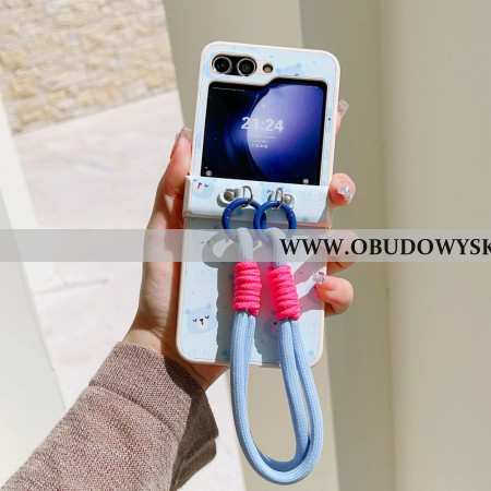 Futerały Samsung Galaxy Z Flip 7 Fe Etui Na Telefon Wzór Niedźwiedzia I Pasek Na Nadgarstek