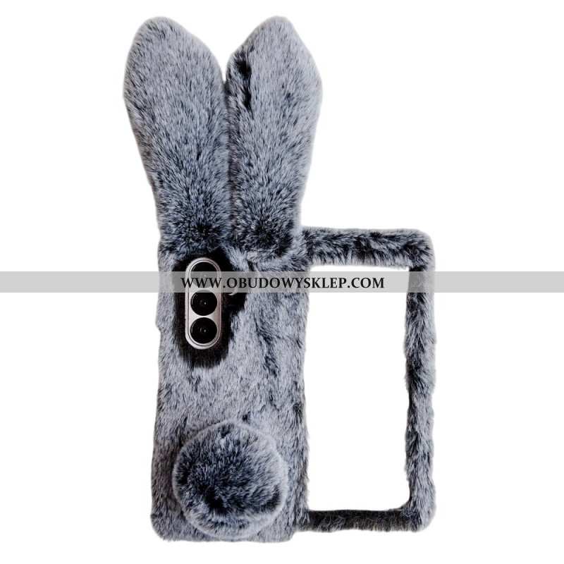Futerały Samsung Galaxy Z Fold 7 Etui Na Telefon Pluszowe Uszy Królika