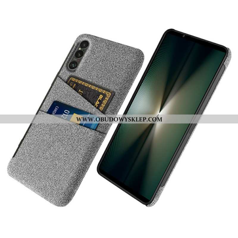 Futerały Sony Xperia 1 Vii Etui Na Telefon Etui Na Karty Z Materiału