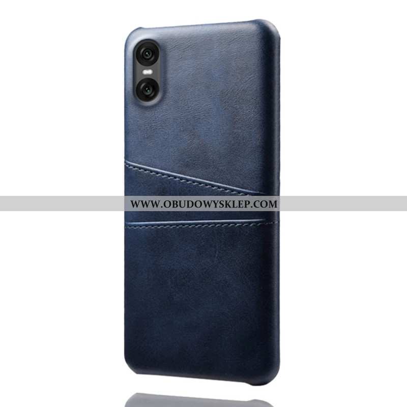 Futerały Sony Xperia 10 Vii Etui Na Telefon Uchwyt Na Karty Z Efektem Skóry