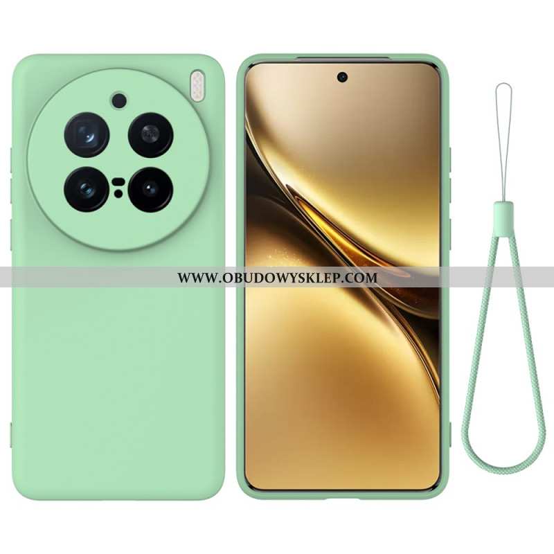 Futerały Vivo X200 Pro Etui Na Telefon Pasek Z Płynnego Silikonu