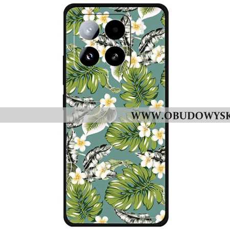 Futerały Xiaomi 15 Pro Etui Na Telefon Liście Bananowca I Złote Kwiaty