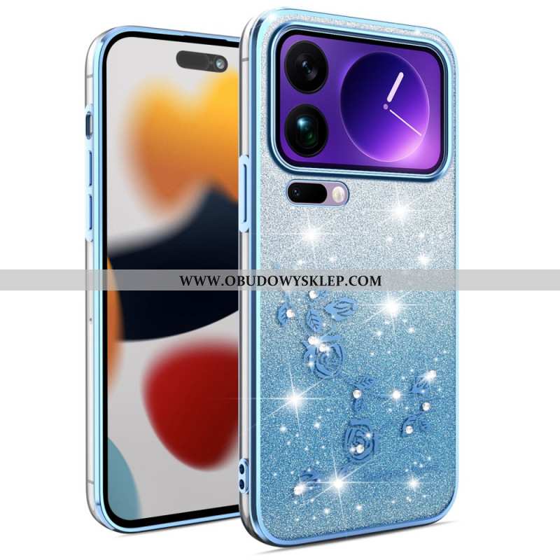 Futerały Xiaomi 17 Pro Etui Na Telefon Kwiaty I Cyrkonie