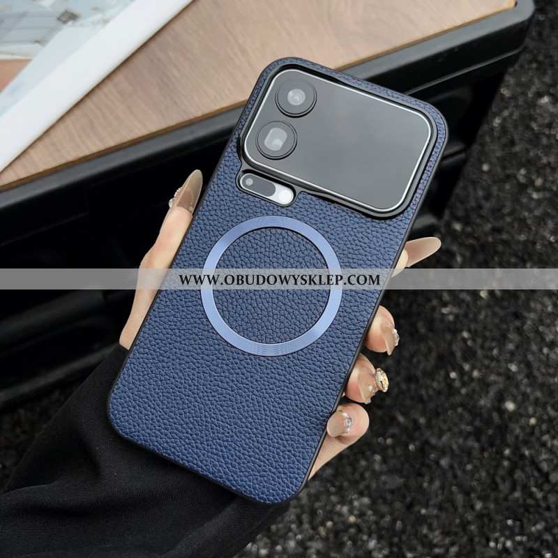 Futerały Xiaomi 17 Pro Etui Na Telefon Magnetyczny Z Fakturą Liczi