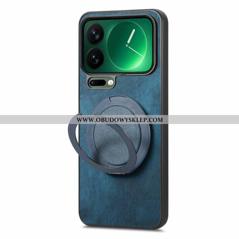 Futerały Xiaomi 17 Pro Etui Na Telefon Obrotowa Podstawka I Skórzana Faktura Retro