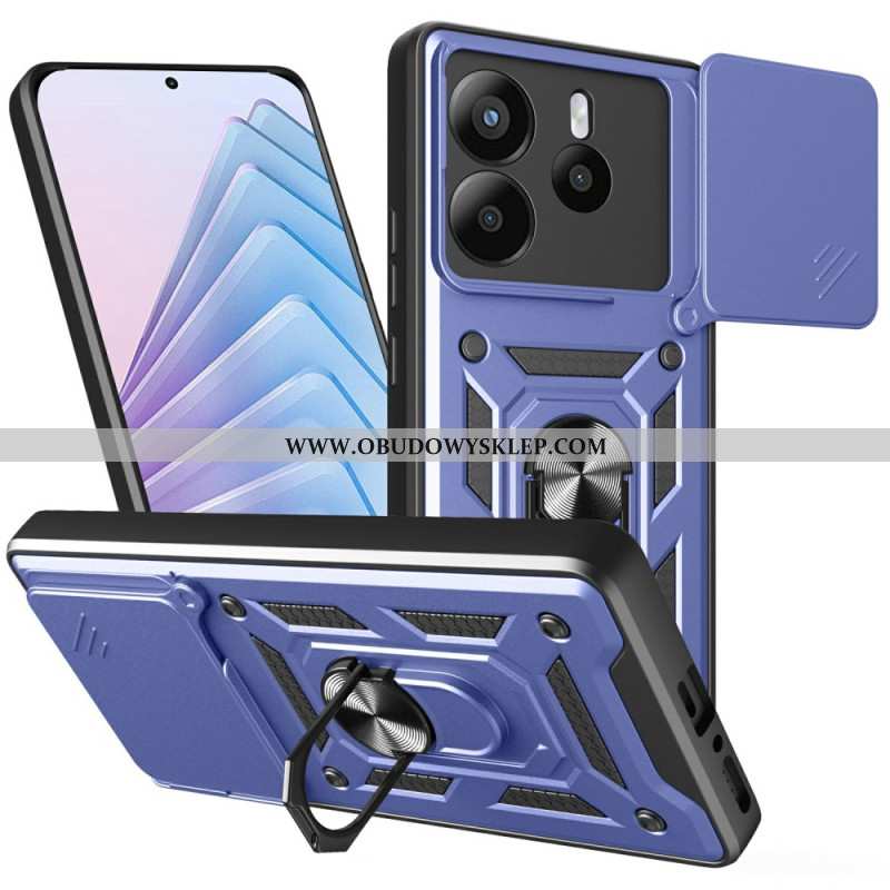 Futerały Xiaomi Redmi Note 14 5g Etui Na Telefon Przesuwana Osłona Kamery I Podstawka