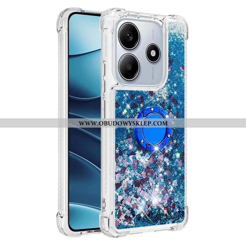 Futerały Xiaomi Redmi Note 14 5g Etui Na Telefon Uchwyt Na Pierścionek Z Brokatem