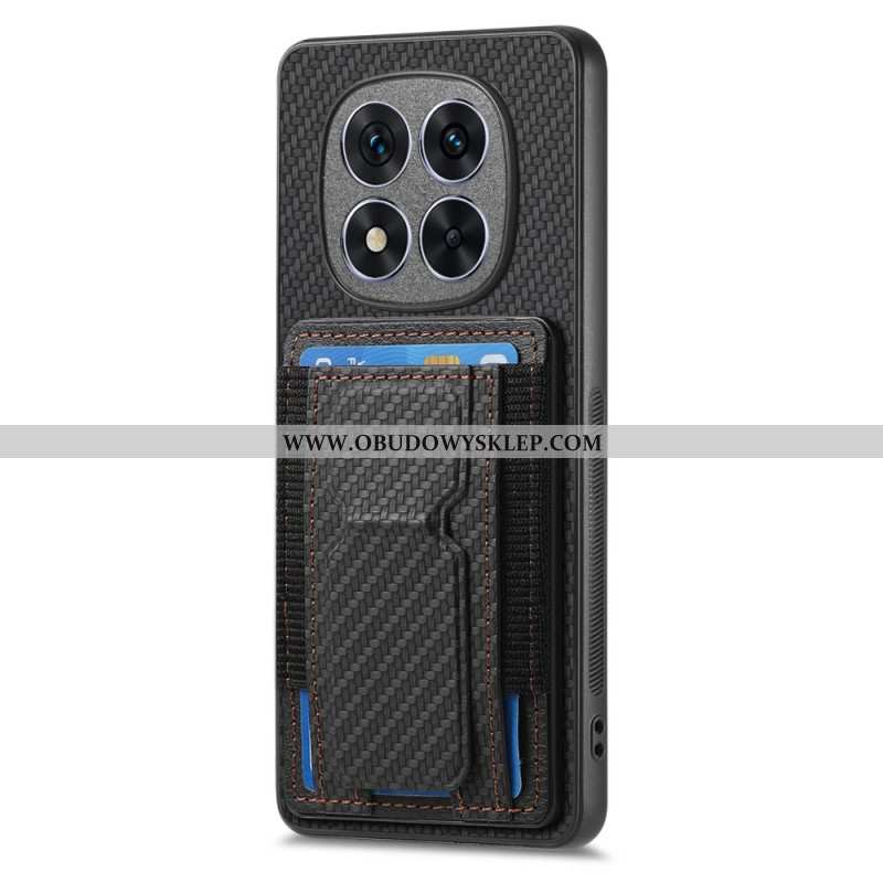 Futerały Xiaomi Redmi Note 14 Pro 5g Etui Na Telefon Podstawka I Uchwyt Na Karty Z Włókna Węglowego
