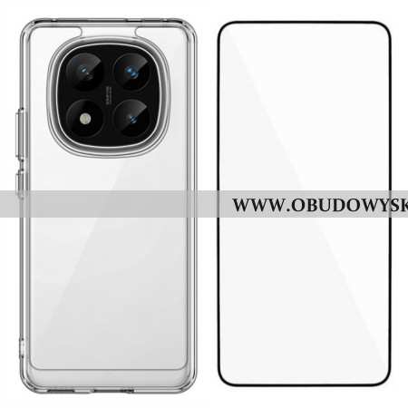 Futerały Xiaomi Redmi Note 14 Pro 5g Etui Na Telefon Przezroczyste Z Pełnym Szkłem Hartowanym Na Ekr