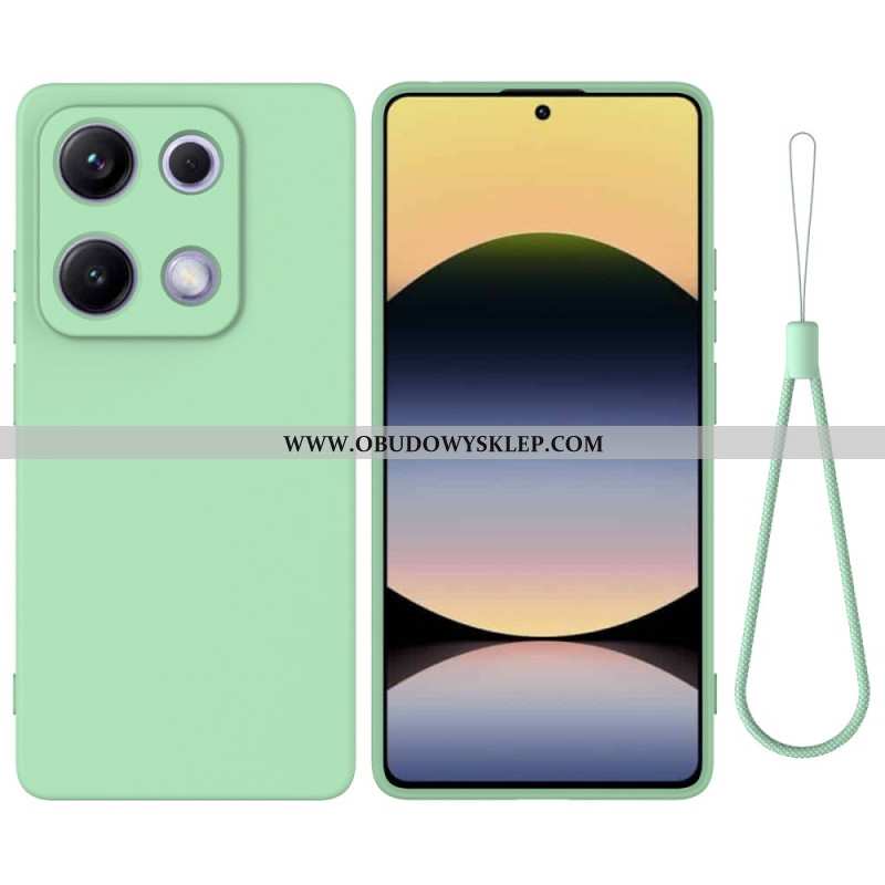 Futerały Xiaomi Redmi Note 14s Etui Na Telefon Pasek Z Płynnego Silikonu