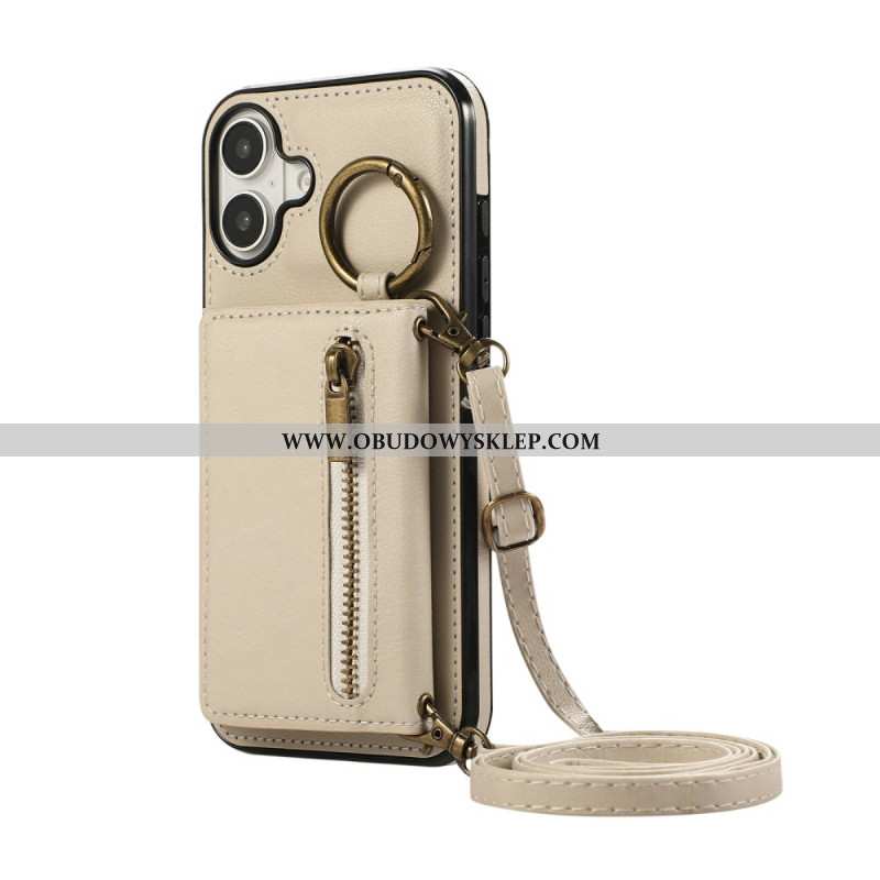 Futerały iPhone 17 Etui Na Telefon Portfel Z Zamkiem Błyskawicznym