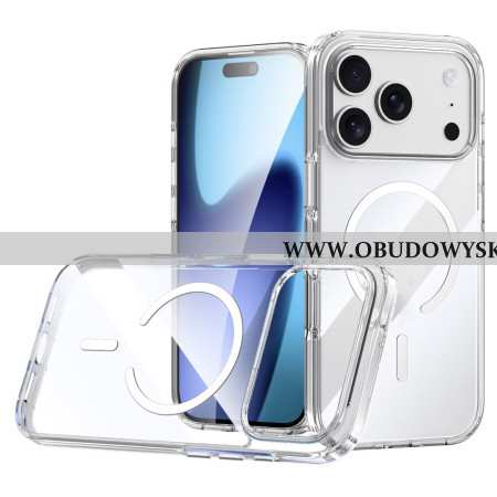 Futerały iPhone 17 Pro Etui Na Telefon Przezroczyste Szkło Kompatybilne Z Magsafe