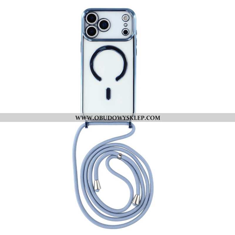 Futerały iPhone 17 Pro Etui Na Telefon Przezroczysty Przewód Kompatybilny Z Magsafe