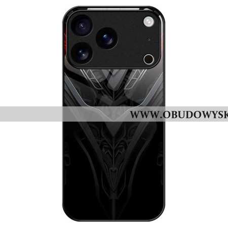 Futerały iPhone 17 Pro Max Etui Na Telefon Szkło Hartowane Wzór CZarny