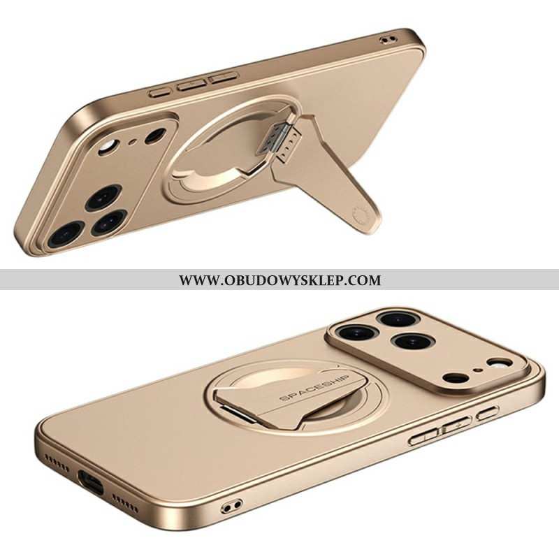 Hülle iPhone 17 Pro Max Handyhülle Magsafe-integrierte Halterung In Metalloptik