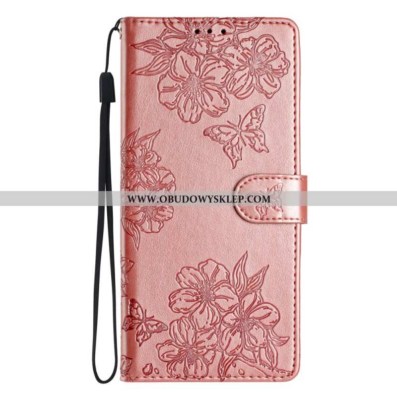 Obudowa Oneplus Nord 4 Etui Na Telefon Kwiatowy Wzór Na Pasku