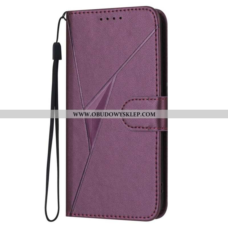 Obudowa Samsung Galaxy S25 5g Etui Na Telefon Smycz W Trójkątny Wzór