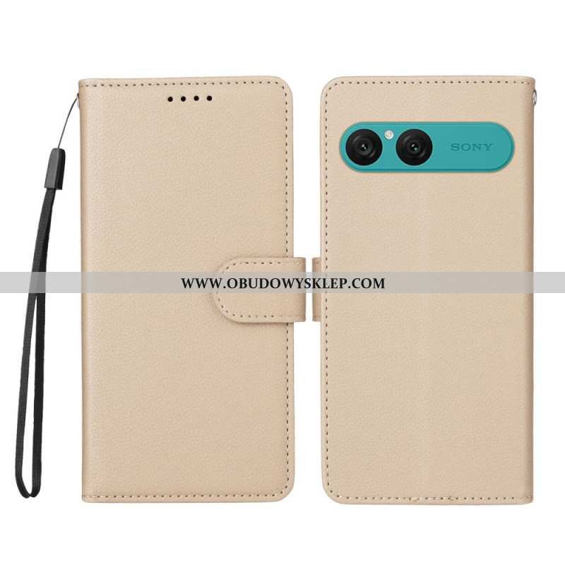 Obudowa Sony Xperia 10 Vii Etui Na Telefon Efekt Skóry I Blokada Rfid