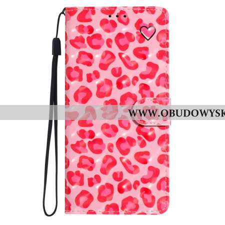 Obudowa Xiaomi Redmi Note 14 Pro Plus 5g Etui Na Telefon Różowy Lampart 3d Wzór